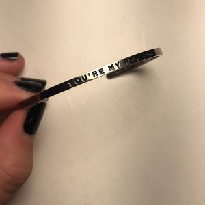 “You’re My Person” Silver Colored Mantraband